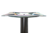 Disc Cafe Table  - Rectangular Top